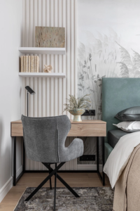 Полиці 2026: як створити стильний та затишний інтерєр — Полиці в спальню