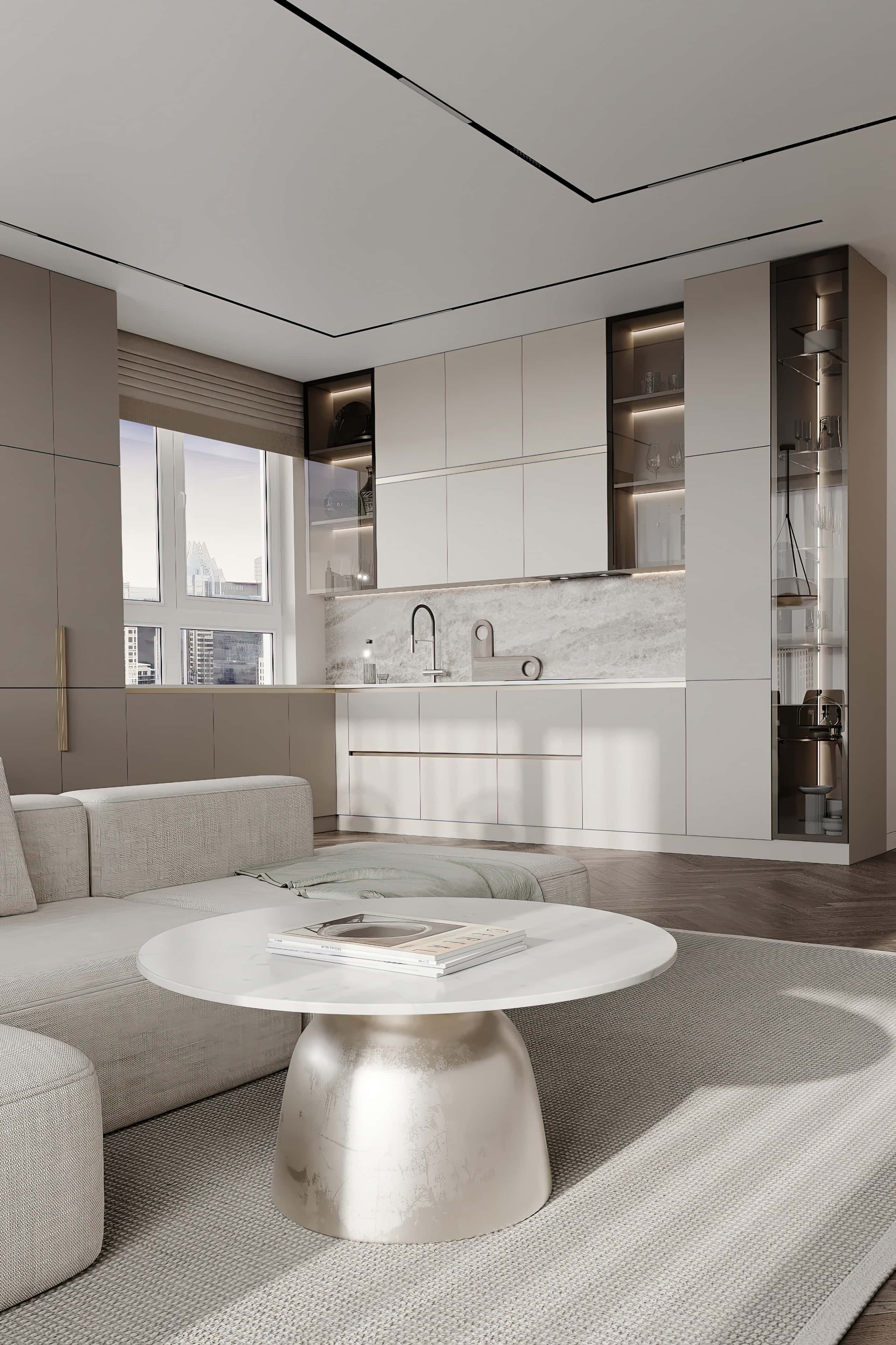 Затишний домашній офіс у стилі мінімалізм з використанням натуральних матеріалів у 2025.