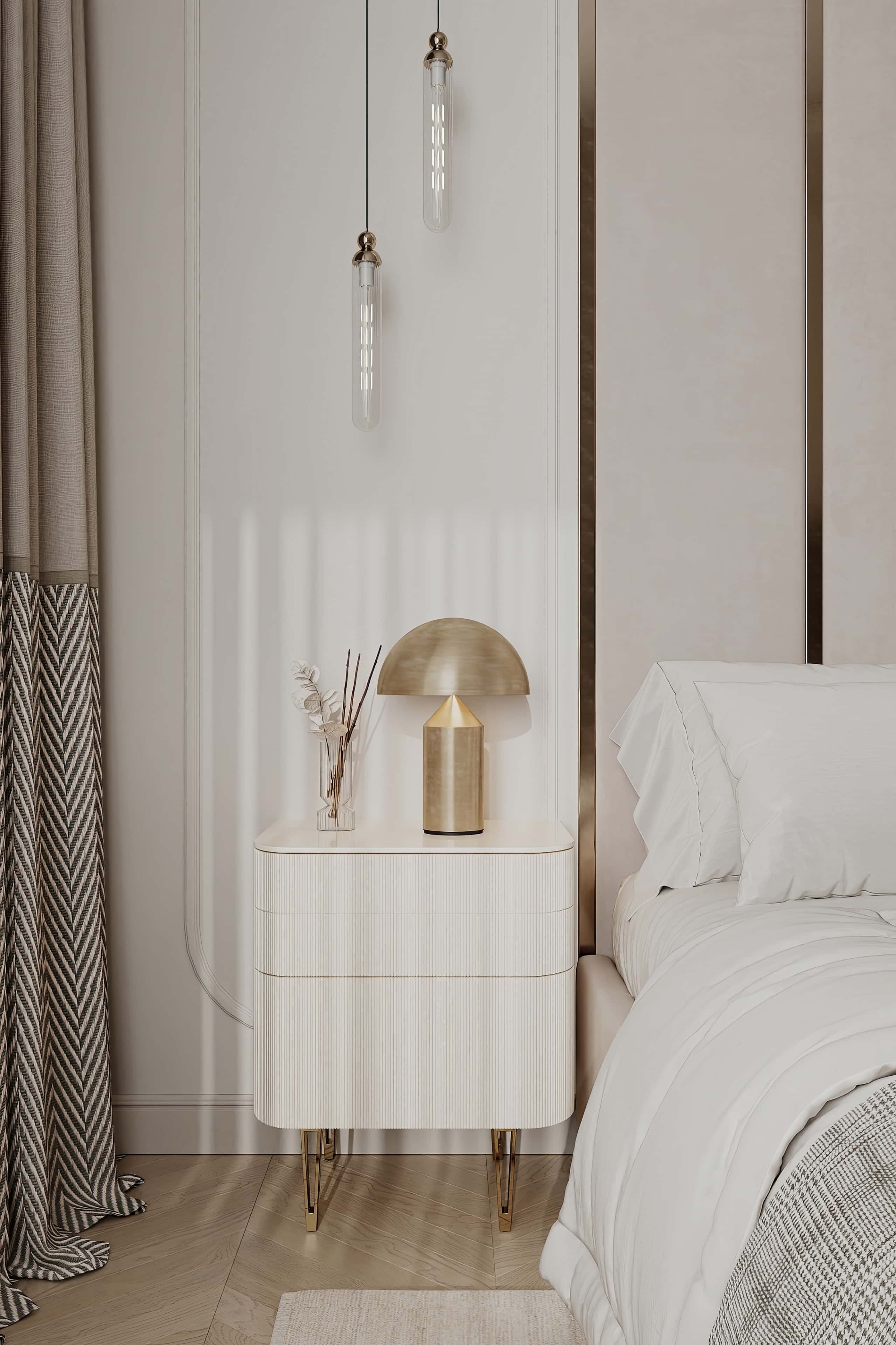 Стиль лофт у вітальні, перетвореній на домашній офіс, з цегляною стіною та мінімалістичними меблями 2025.