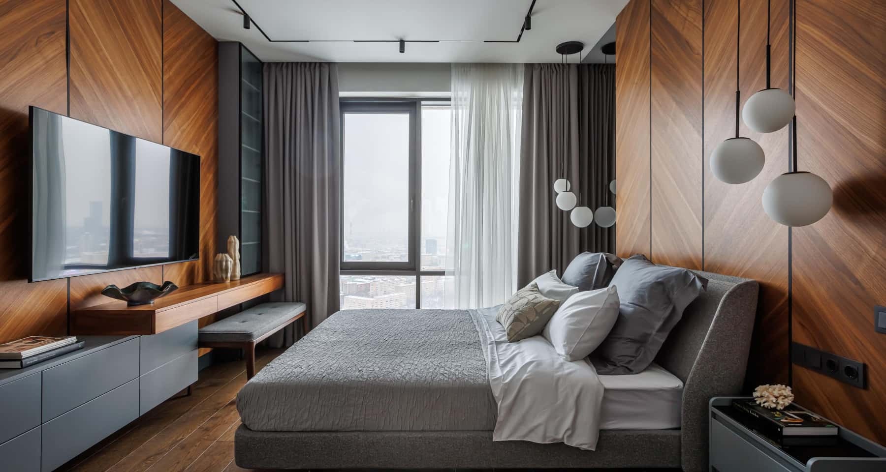 Дизайн інтер'єру квартири без обробки в бетоні: мінімалістичний стиль.