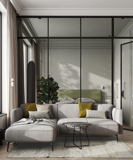 Текстильний диван з акцентними подушками у вітальні: сучасний дизайн 2026