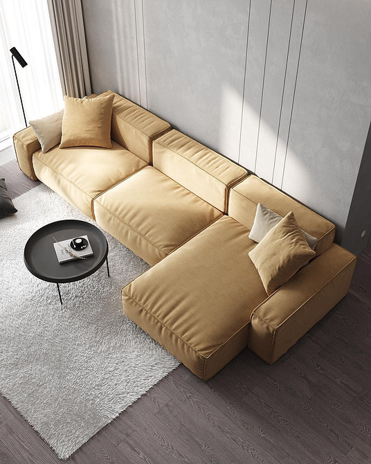 Диван: скандинавський шик Стильний акцентний диван в скандинавському стилі з натуральних матеріалів, тренд 2026