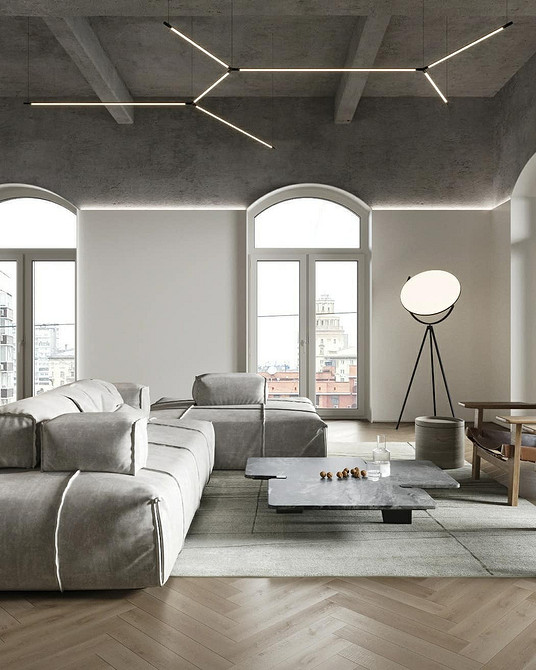 Великий кутовий диван у світлій вітальні - ідеальний вибір для 2026.