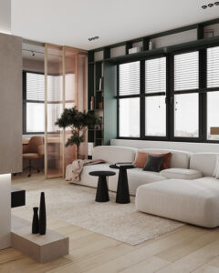 Ахроматичний диван: секрети елегантного інтерєру, що не старіє — Акцентний диван 2026