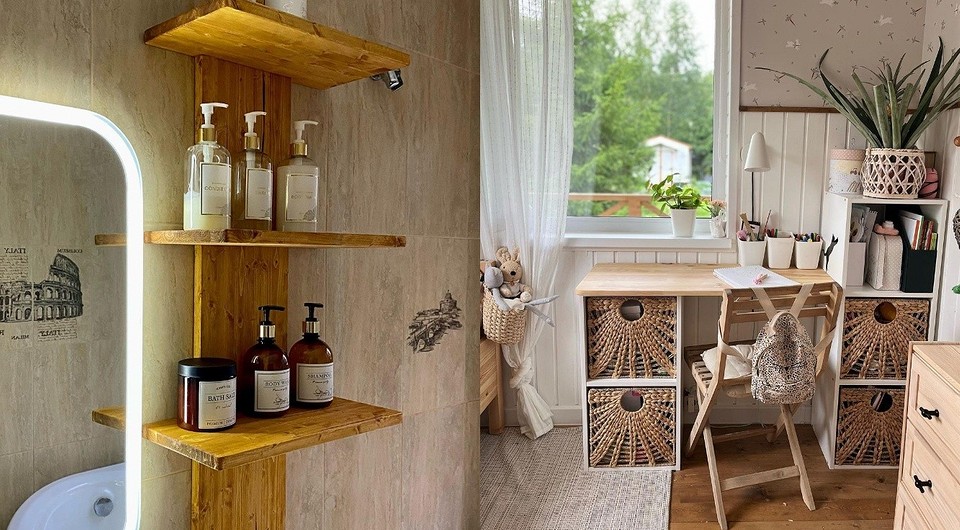 Меблі своїми руками: ідеї для дому, дерев'яні полиці, декор інтер'єру