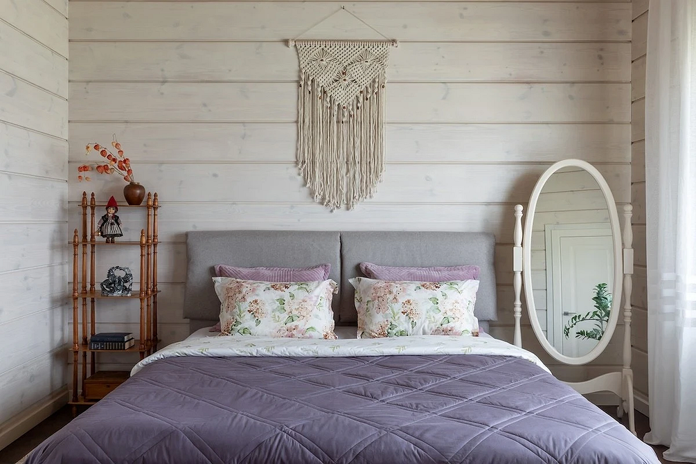 Сіра постіль з оксамиту в спальні лофт 2026: стильний дизайн та затишок