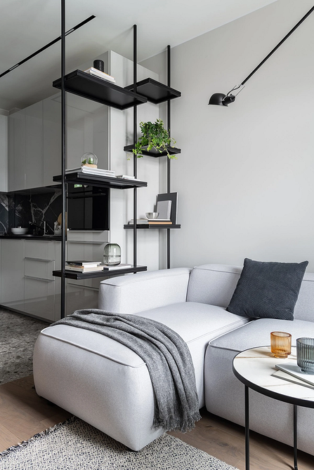 Диван для квартири Сірий кутовий диван для маленької квартири в стилі мінімалізм 2026.