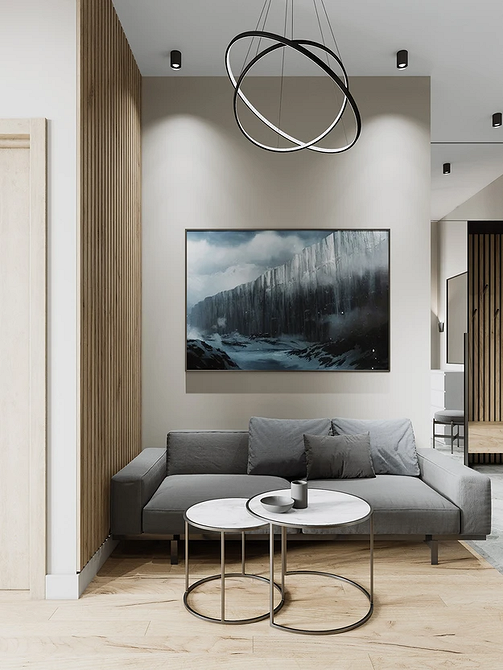 Сірий диван у вітальні: поради щодо вибору та поєднання кольорів інтер'єру