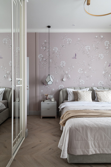 Містка кутова шафа-купе з освітленням для стильної спальні 2026.