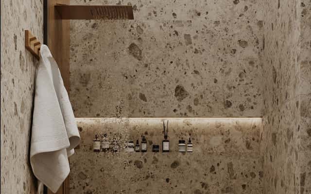 Сучасний дизайн будинку з використанням м'яких меблів та теплих кольорів.