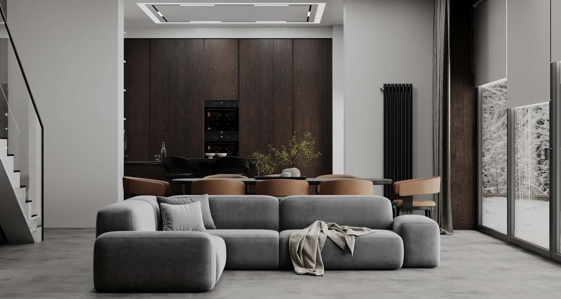 Екостиль у дизайні заміського будинку 2026: гармонія з природою та використання дерева