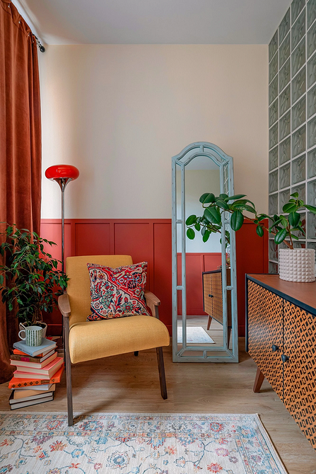 Ретро інтер'єр: вінтажні меблі та сучасний дизайн в гармонійному поєднанні.