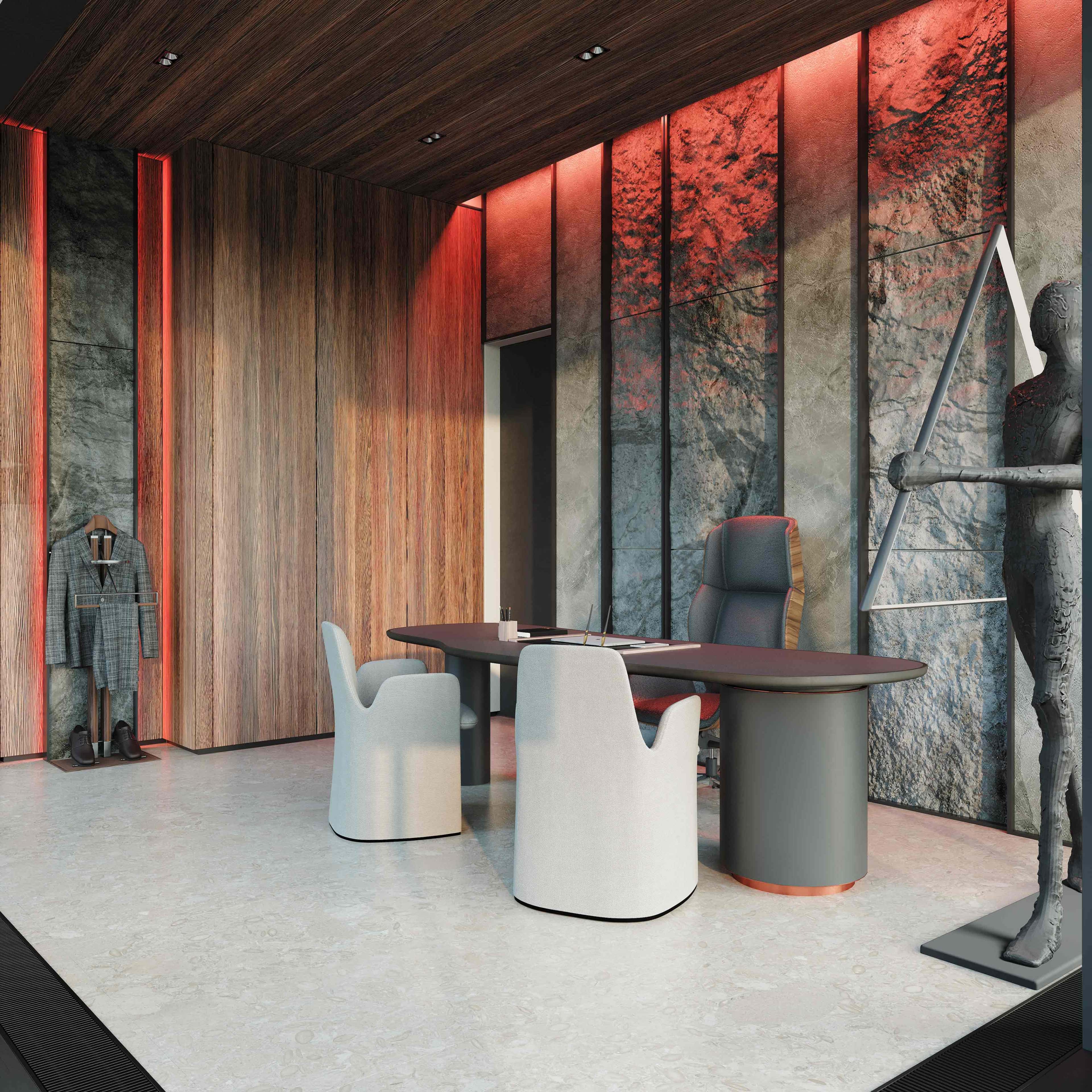 Світла вітальня в стилі джапанді з великим вікном та мінімумом меблів.