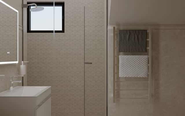 Елегантна неокласика Вишуканий неокласичний інтер'єр, що демонструє використання розкішних матеріалів та сучасних дизайнерських рішень.