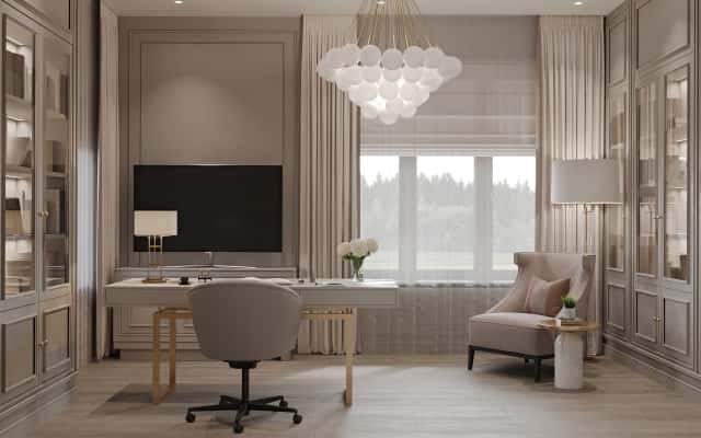 Деталі стилю Витончені деталі інтер'єру заміського будинку в стилі неокласика.