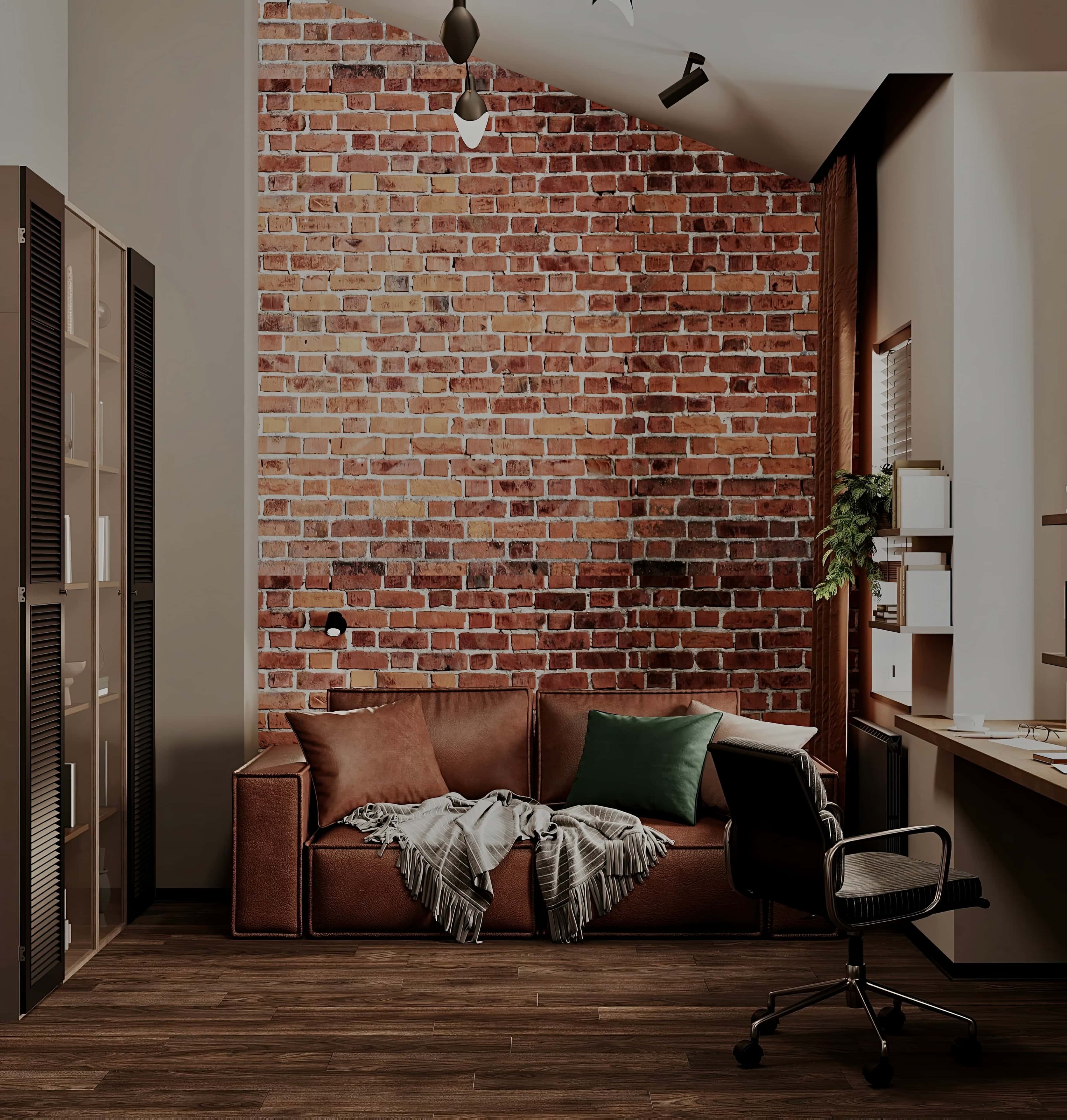 Елегантний дизайн ванної кімнати з використанням венеціанської штукатурки та класичної сантехніки.