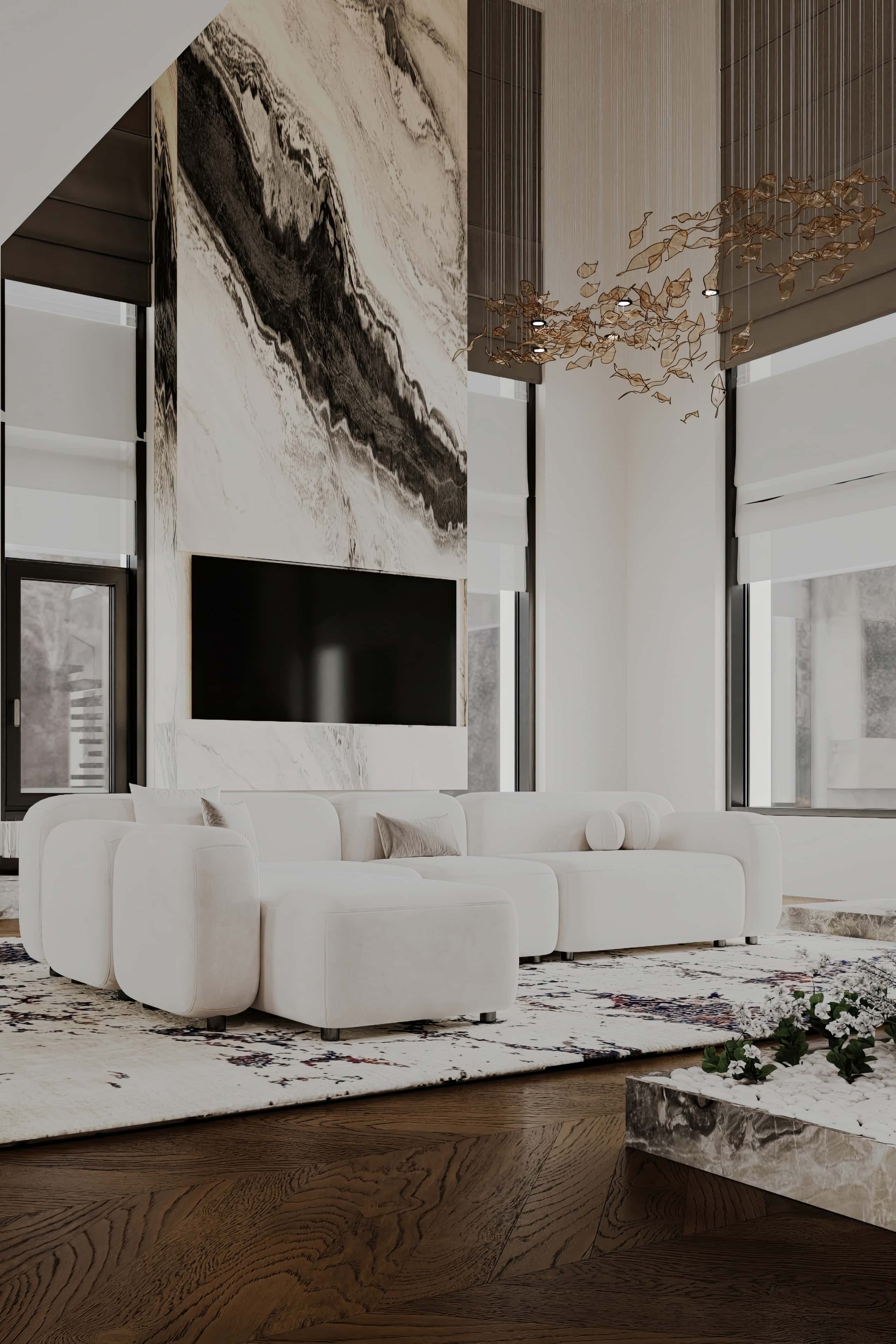 Інтер'єр заміського будинку 2026: використання нейтральної кольорової гами для спокою.