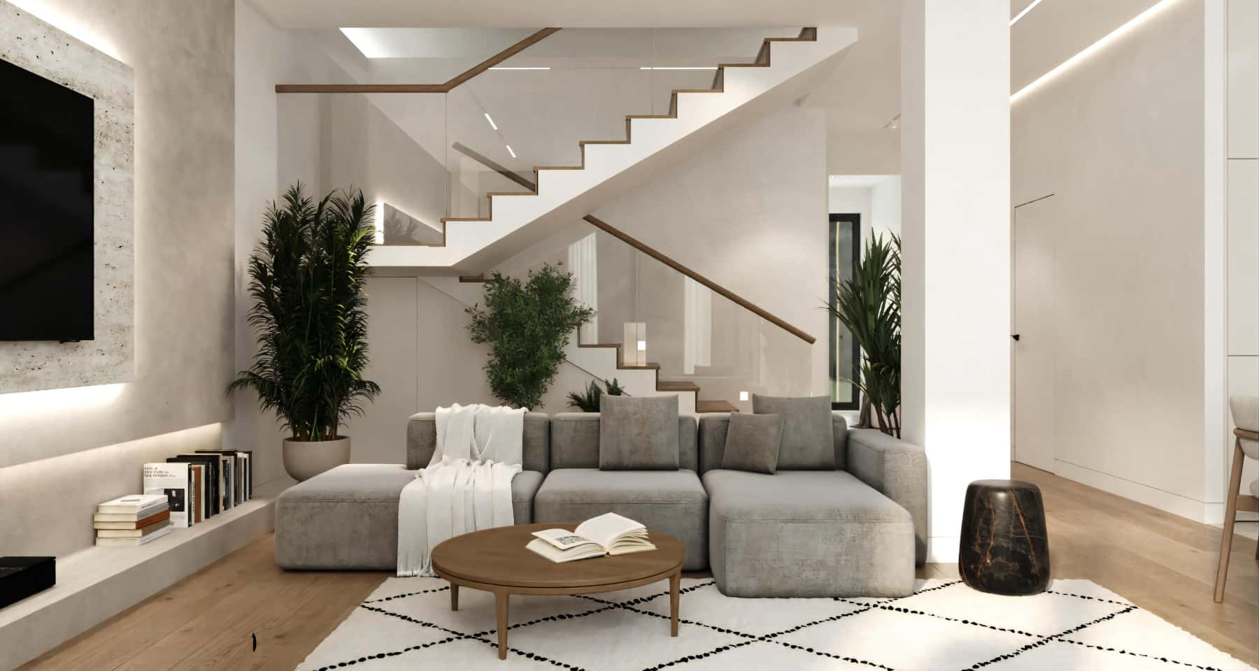 Скандинавський стиль в інтер'єрі: затишний куточок для відпочинку в заміському будинку.