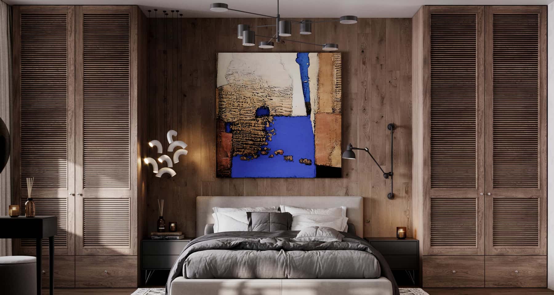 Сучасний дизайн спальні з класичними меблями, елегантність та комфорт в 2026.