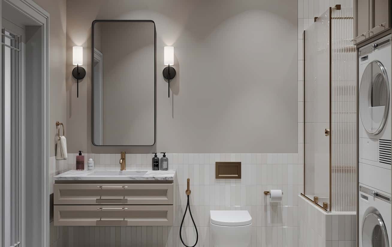 Розкішна спальня Елегантна спальня в стилі неокласика з великим ліжком та розкішним текстилем.