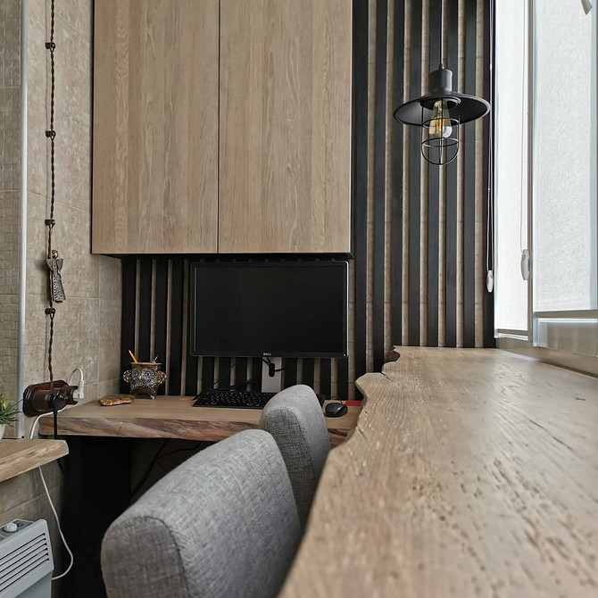 Світла дубова стільниця в інтер'єрі: вишуканий вибір для кухні з натуральних матеріалів.