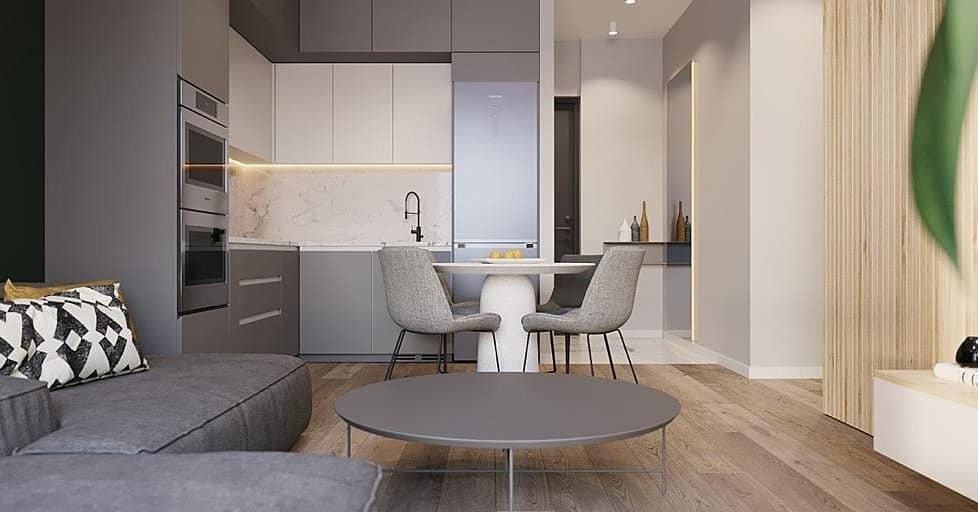 Елегантний кутовий диван в класичному стилі на кухні: комфорт та стиль.