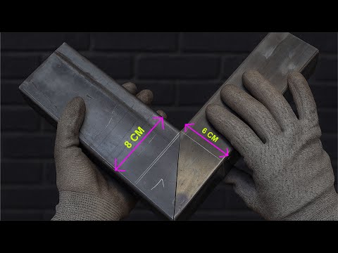 Хитрий трюк зварювання: ідеальний косинець 90° з різної ширини металу! - 27 - MZ Atelier