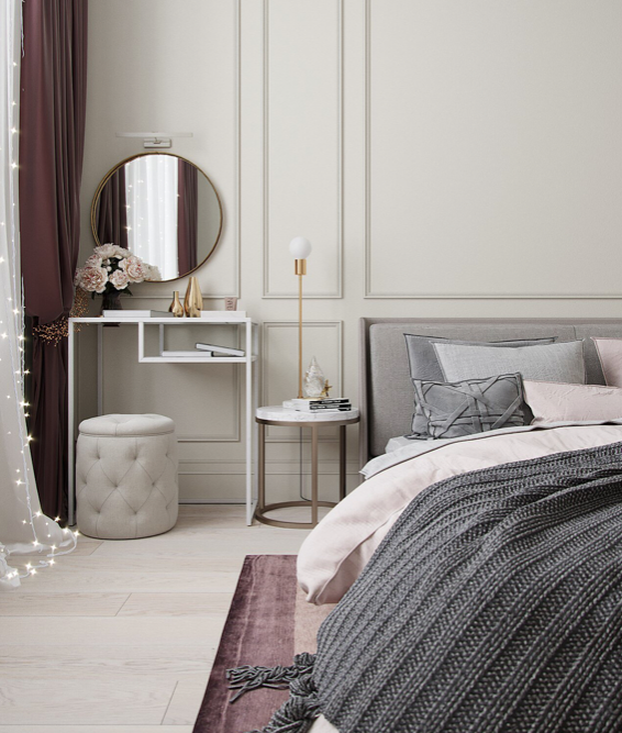 Дизайнерський пуф у сучасному інтер'єрі, що додає акцент та функціональність простору