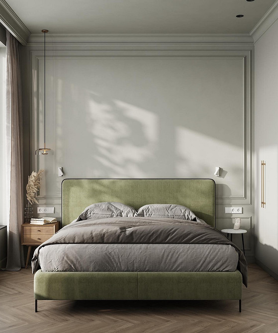 Стильна спальня з подіумом: ідеї дизайну, кольори та місця для зберігання.