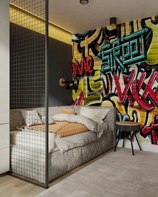 Кругле ліжко люкс Елегантна спальня 2026: кругле ліжко та панорамні вікна створюють неповторну атмосферу.