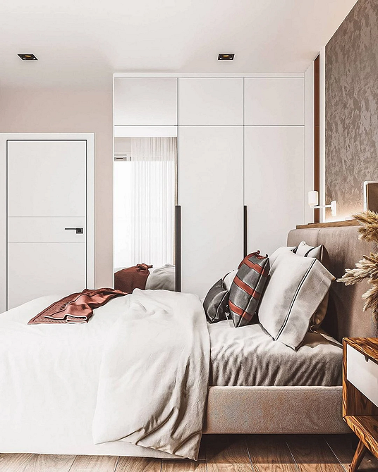 Варіанти дзеркал для шаф: матові, тоновані, з візерунками для унікального дизайну