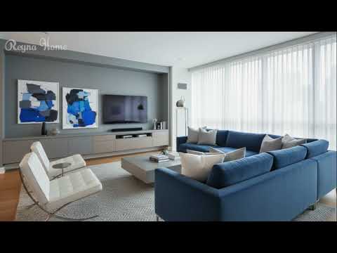 Затишна вітальня: синьо-сіра палітра - 21 - MZ Atelier